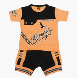 Boys Half Sleeves Suit - Peach, Boys Sets & Suits, Chase Value, Chase Value