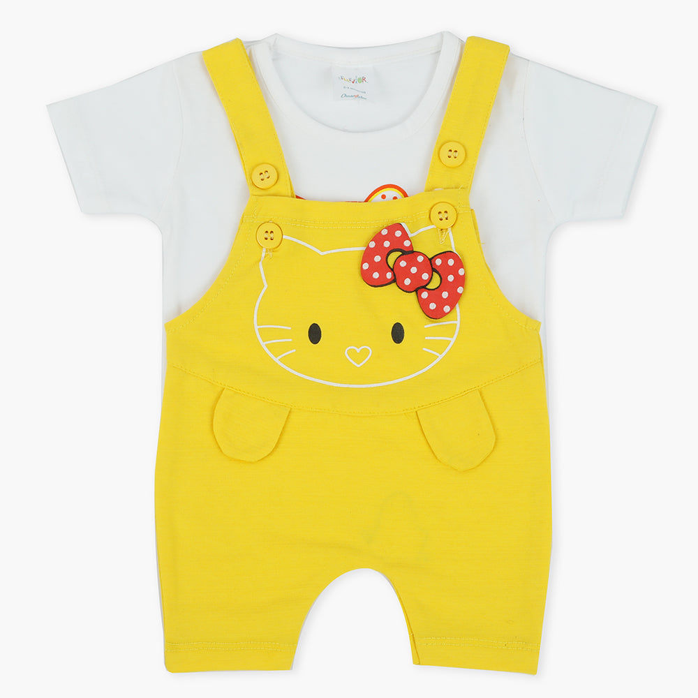 Newborn Girls Romper - Yellow, Newborn Girls Rompers, Chase Value, Chase Value