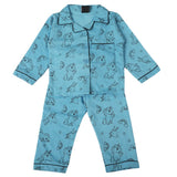 Girls Full Sleeves Night Suit - Blue, Girls Suits, Chase Value, Chase Value