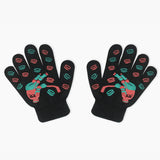 Kids Woolen Gloves - Black, Girls Caps & Gloves, Chase Value, Chase Value