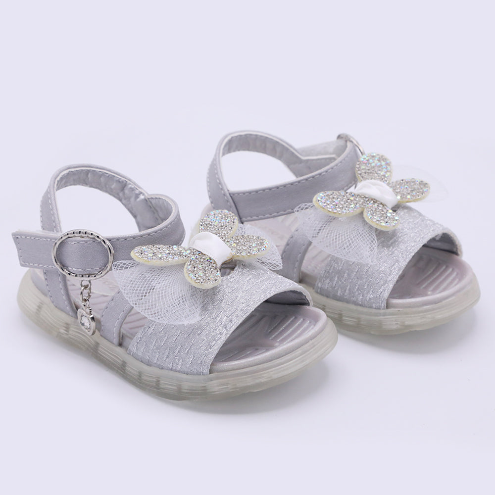 Girls Sandal - Silver, Girls Sandals, Chase Value, Chase Value
