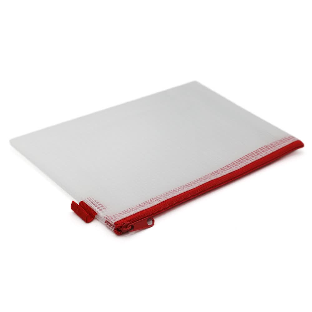 Zipper Pouch - White, Pencil Boxes & Stationery Sets, Chase Value, Chase Value