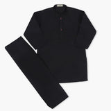 Boys Mashriq Shalwar Suit - Black, Boys Shalwar Kameez, Chase Value, Chase Value