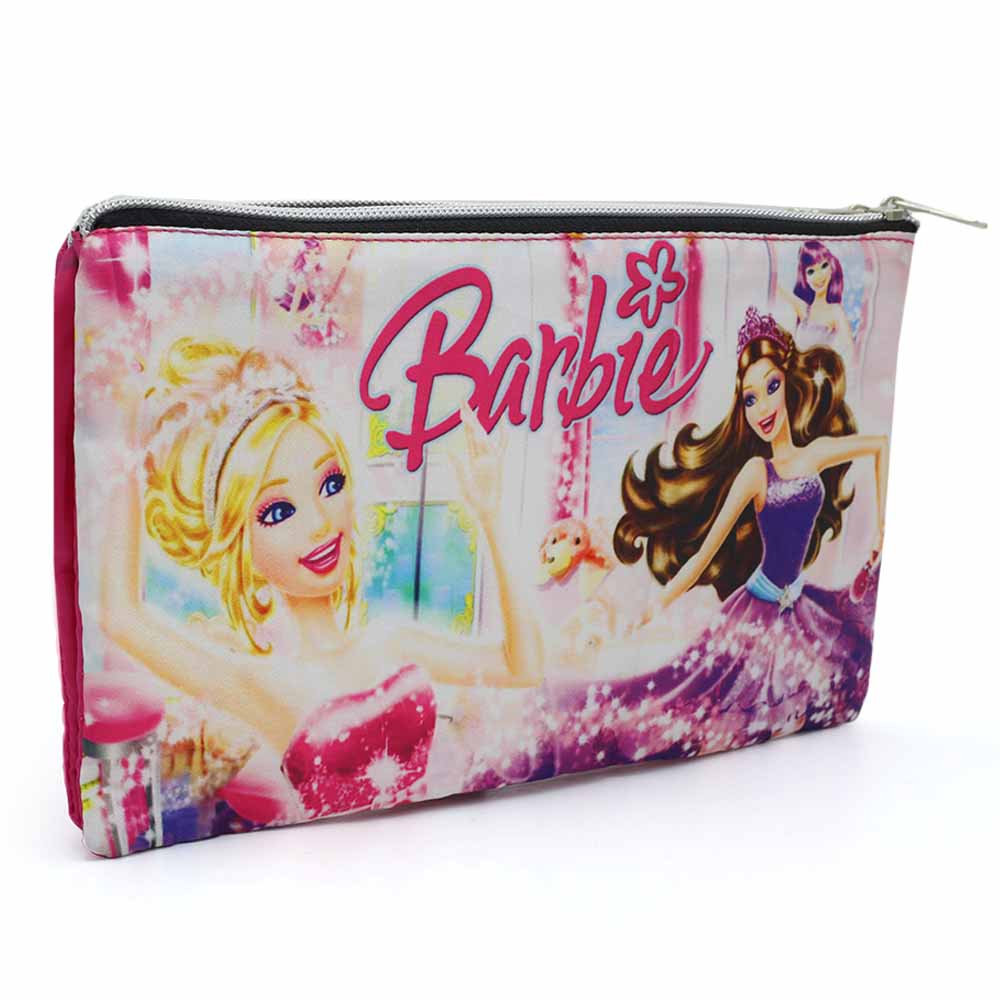 Pencil Pouch Two Zipper - Pink, Pencil Boxes & Stationery Sets, Chase Value, Chase Value