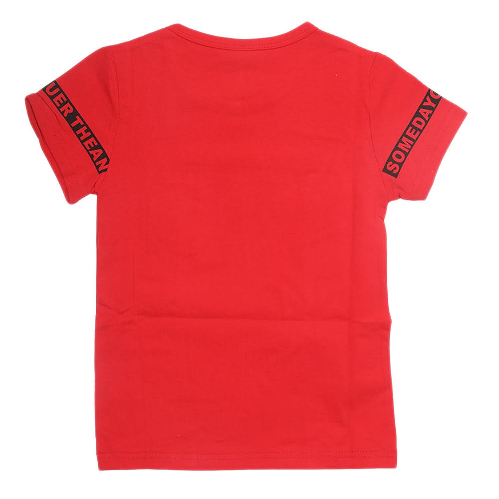 Boys Half Sleeves T-Shirt - Red, Kids, Boys T-Shirts, Chase Value, Chase Value