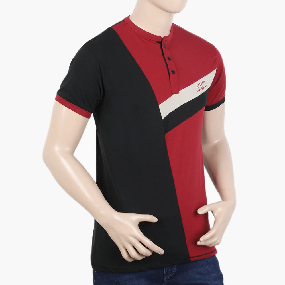 Men's Half Sleeves T-Shirt - Maroon, Men's T-Shirts & Polos, Chase Value, Chase Value