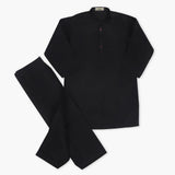 Boys Mashriq Shalwar Suit - Black, Boys Shalwar Kameez, Chase Value, Chase Value