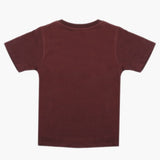 Boys Half Sleeves T-Shirt - Maroon, Boys T-Shirts, Chase Value, Chase Value