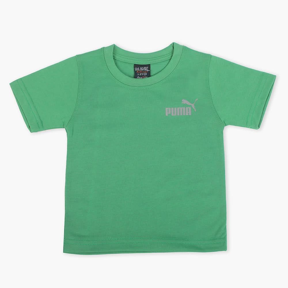 Boys Half Sleeves T-Shirt - Green, Boys T-Shirts, Chase Value, Chase Value