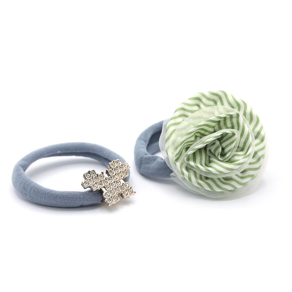 Girls Hair Pony - Green, Girls Hair Accessories, Chase Value, Chase Value
