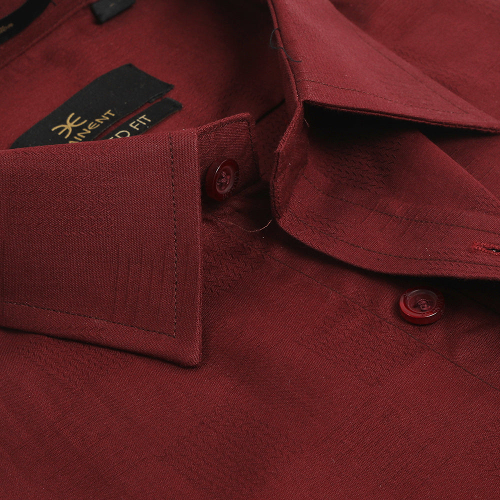 Eminent Men's Formal Shirt - Maroon, Men's Shirts, Eminent, Chase Value
