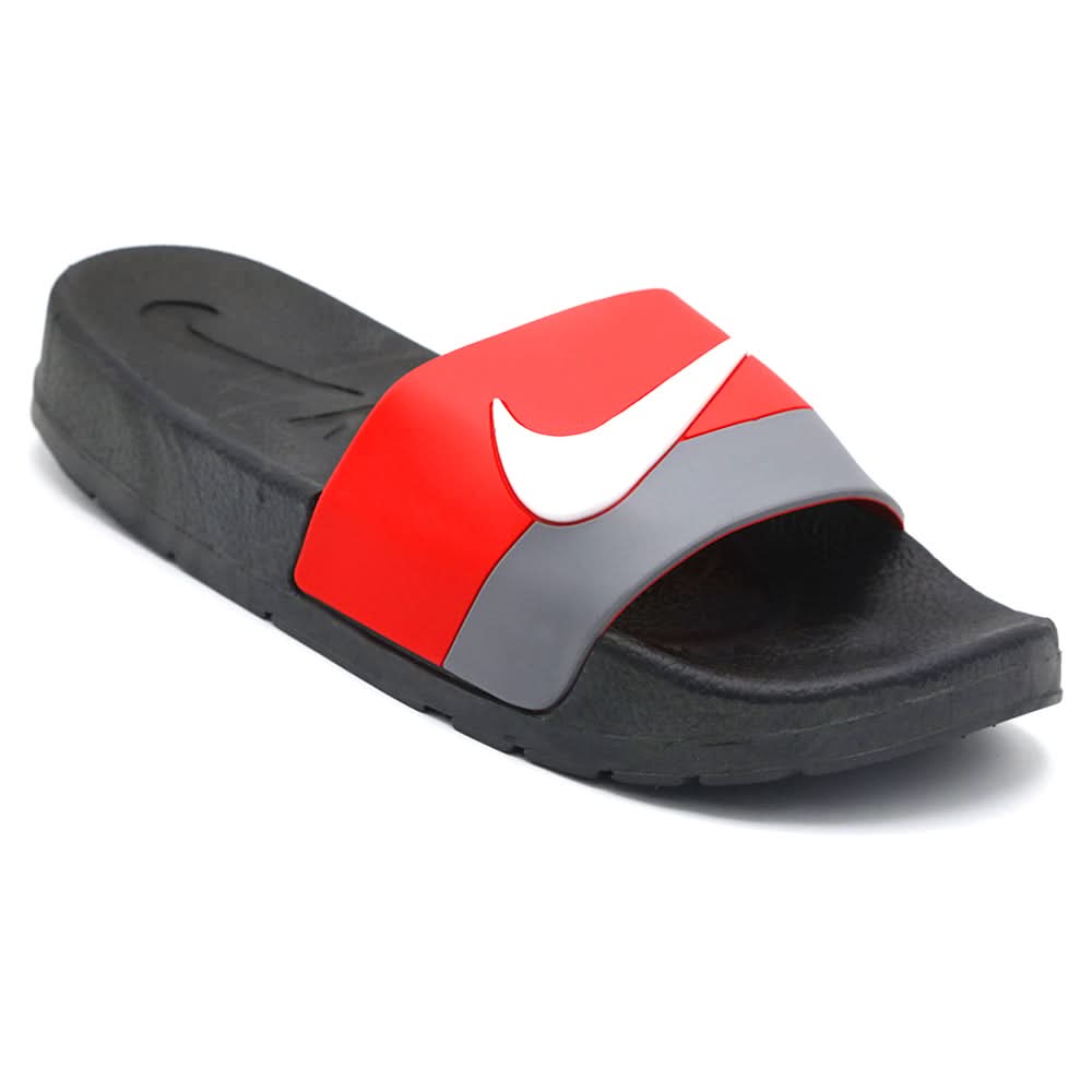 Men's Slider - Red, Men's Slippers, Chase Value, Chase Value