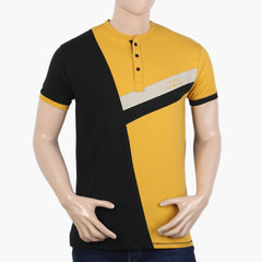 Men's Half Sleeves T-Shirt - Yellow, Men's T-Shirts & Polos, Chase Value, Chase Value