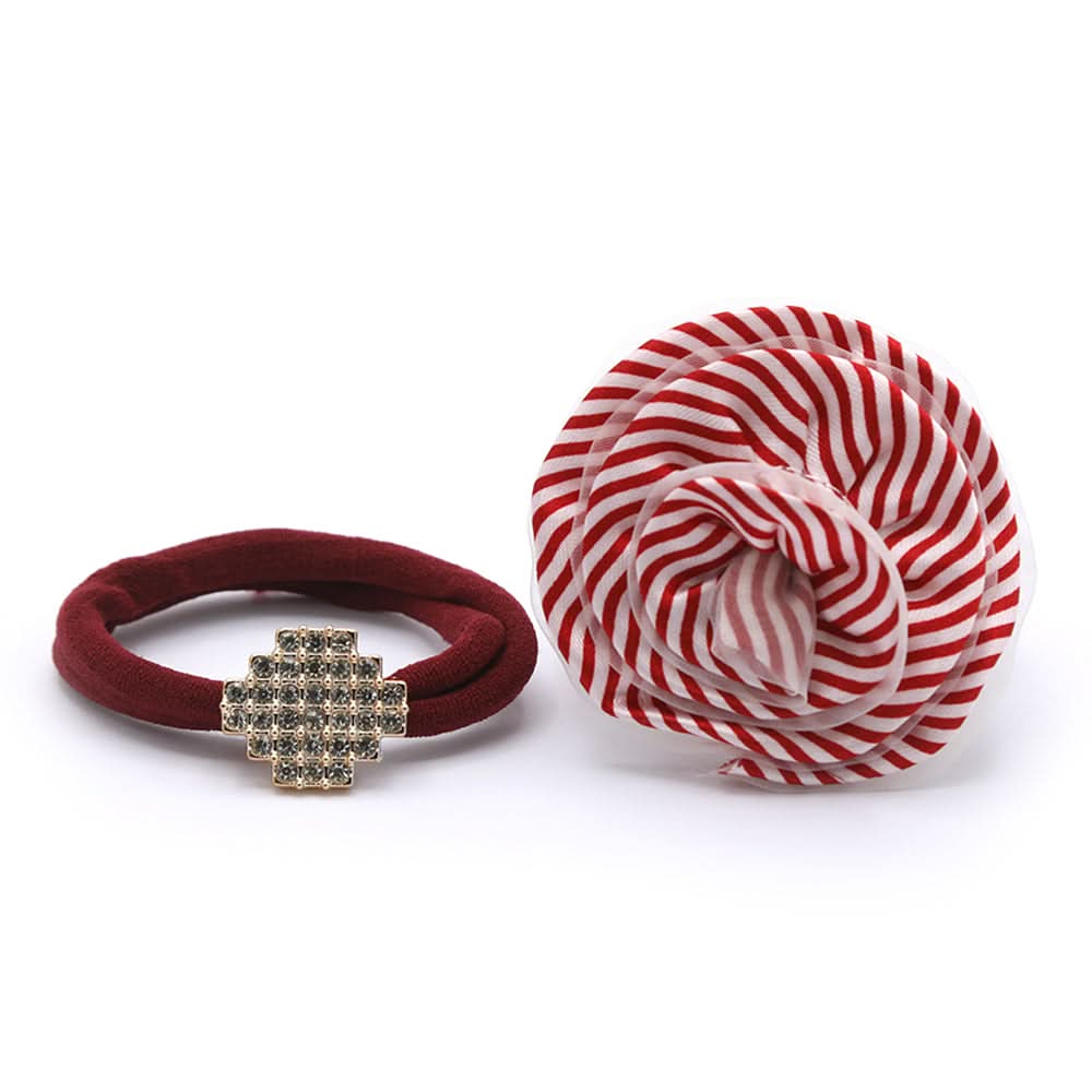 Girls Hair Pony - Maroon, Girls Hair Accessories, Chase Value, Chase Value