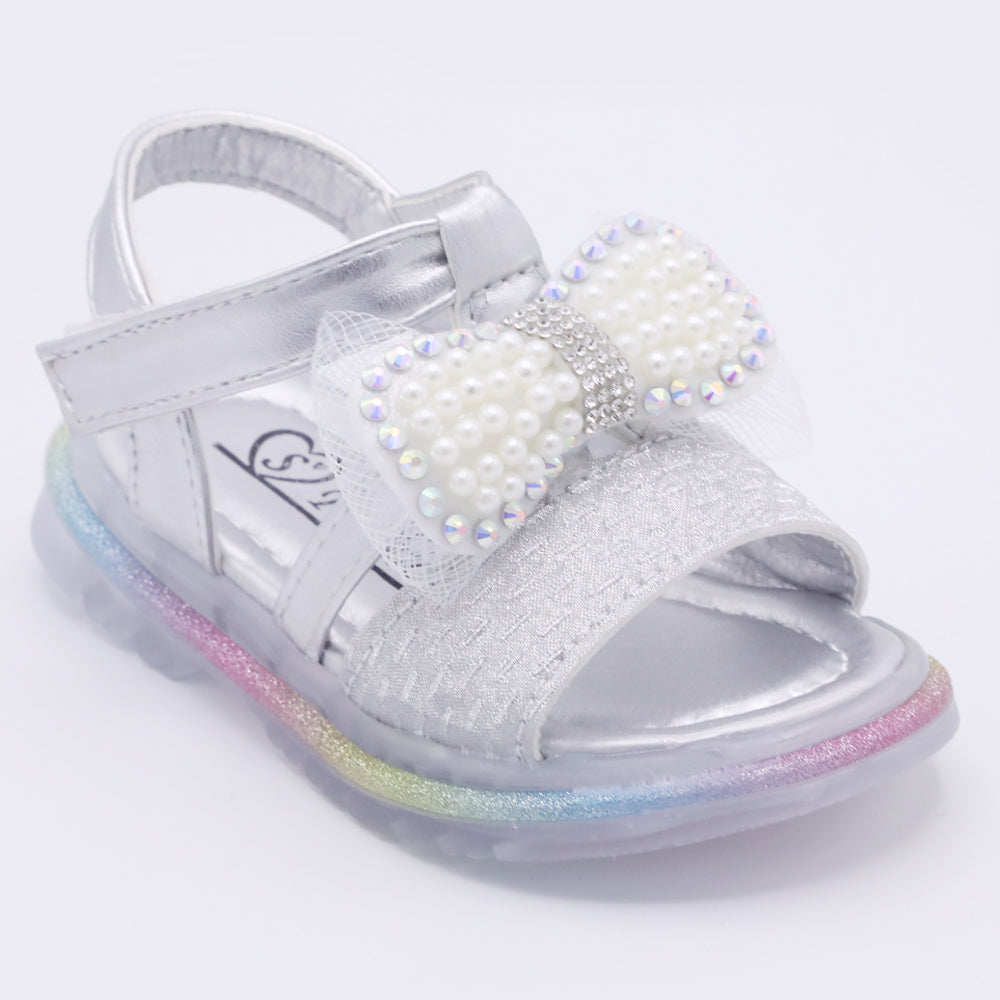 Girls Sandal - Silver, Girls Sandals, Chase Value, Chase Value