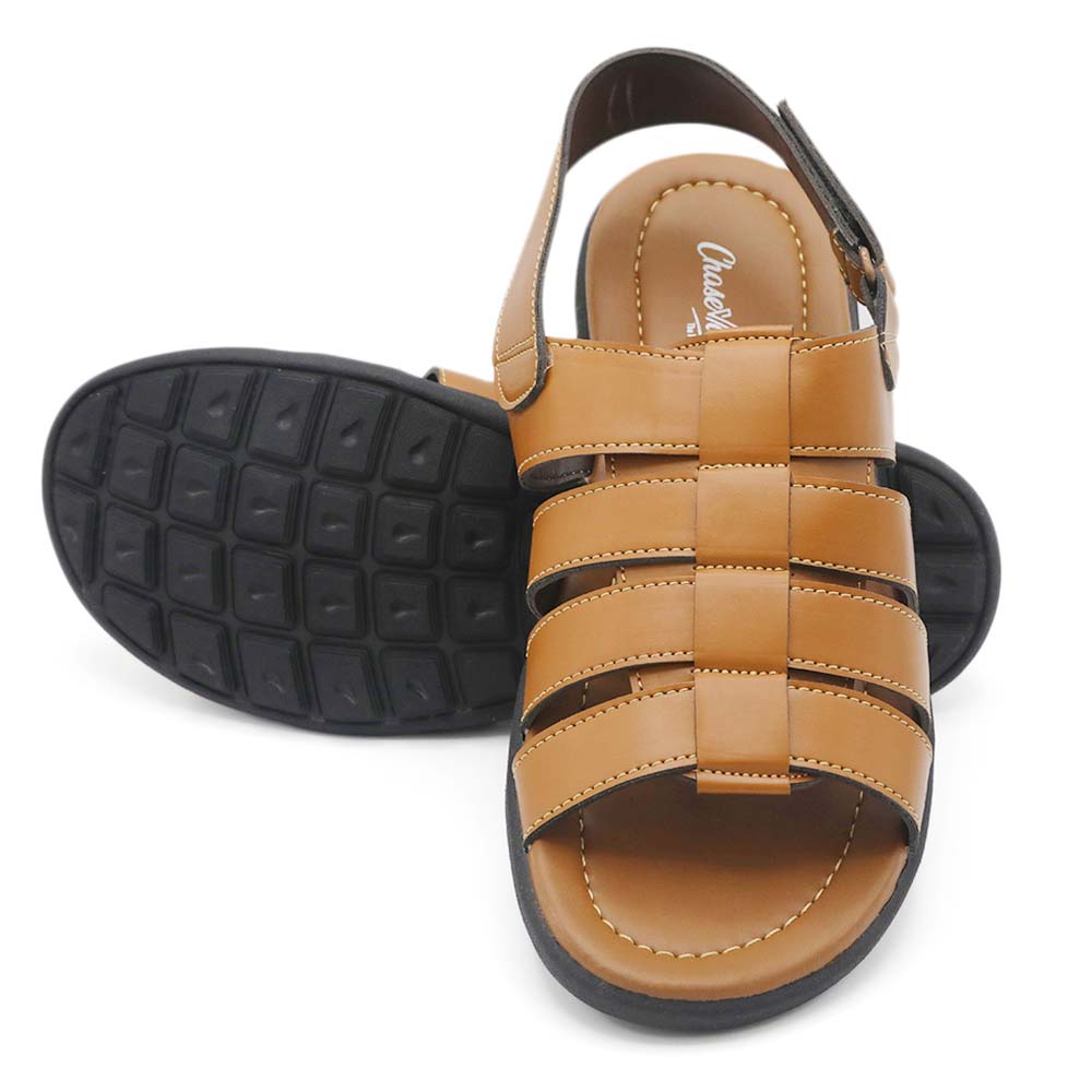 Men's Sandal - Mustard, Men's Sandals, Chase Value, Chase Value