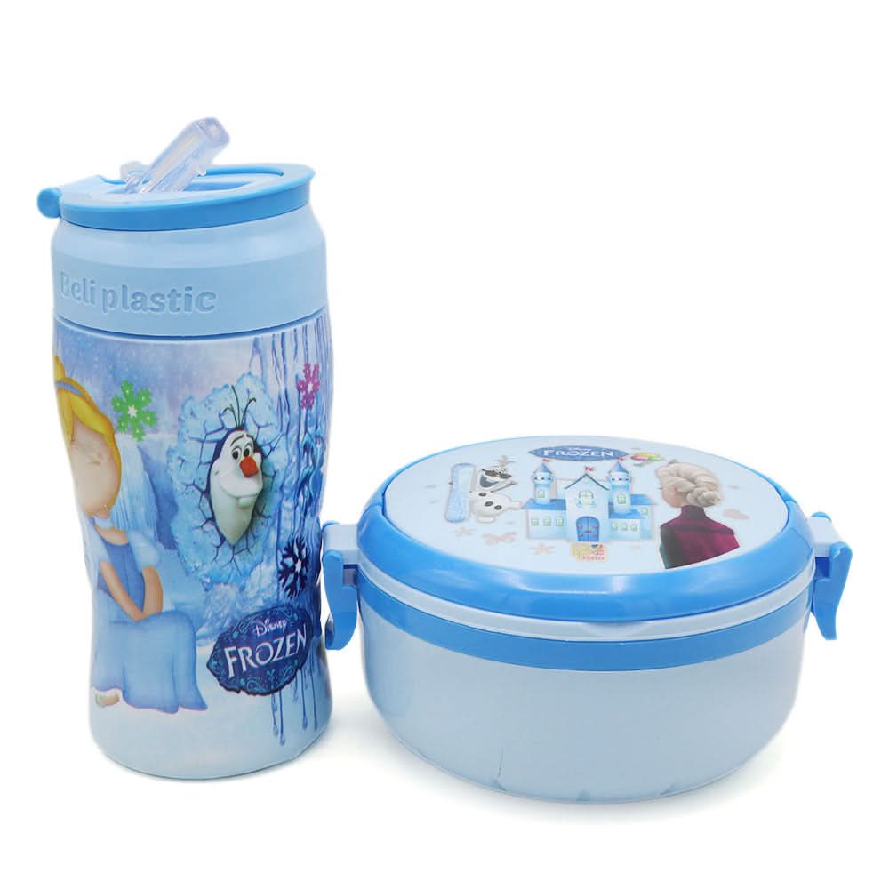 Lunch Box With Water Bottle Pack - Frozen, Tiffin Boxes & Bottles, Chase Value, Chase Value