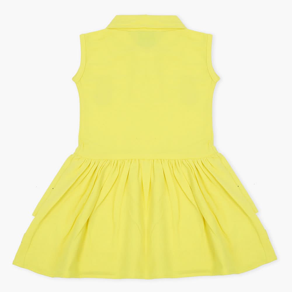Girls Frock - Yellow, Girls Frocks, Chase Value, Chase Value