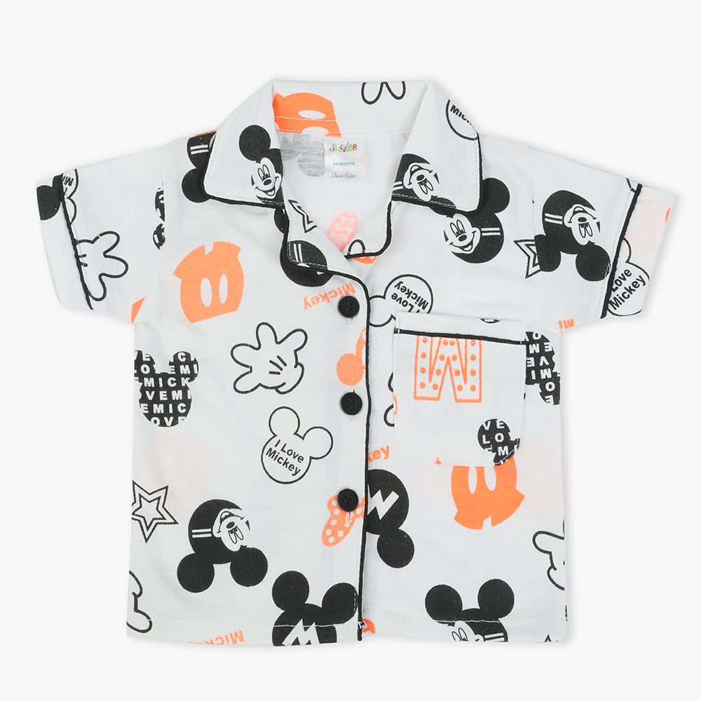 Newborn Girls Half Sleeves Suit - Orange, Newborn Girls Sets & Suits, Chase Value, Chase Value