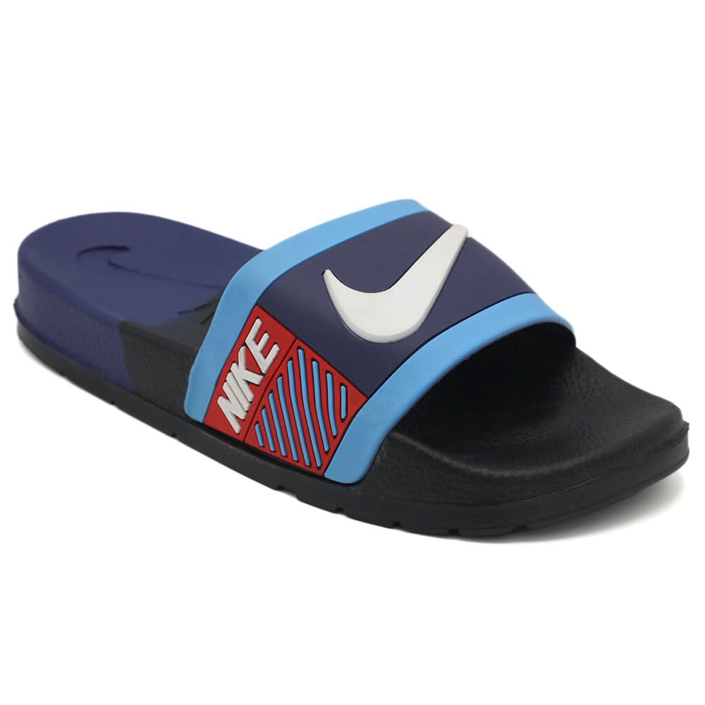Men's Slider - Navy Blue, Men's Slippers, Chase Value, Chase Value