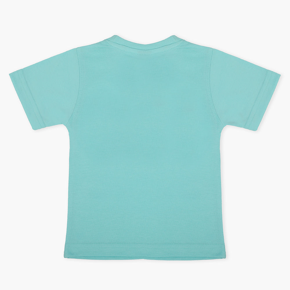 Boys Half Sleeves T-Shirt - Sky Blue, Boys T-Shirts, Chase Value, Chase Value