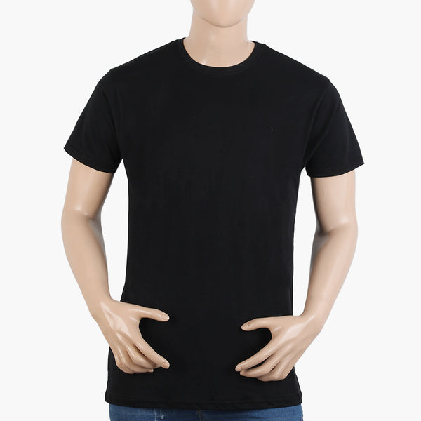Men's Half Sleeves T-Shirt - Black, Men's T-Shirts & Polos, Chase Value, Chase Value