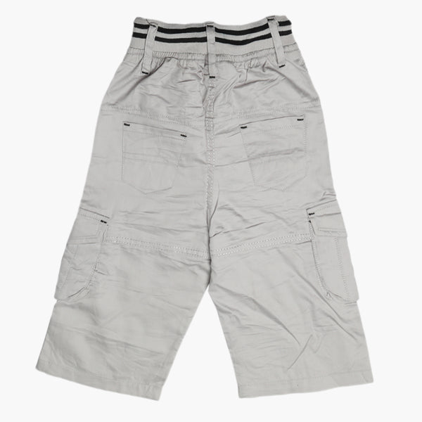 Boys Cotton Bermuda - Light Grey, Boys Shorts, Chase Value, Chase Value