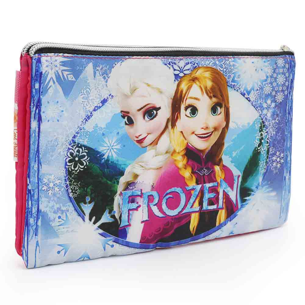 Pencil Pouch Two Zipper - Pink, Pencil Boxes & Stationery Sets, Chase Value, Chase Value