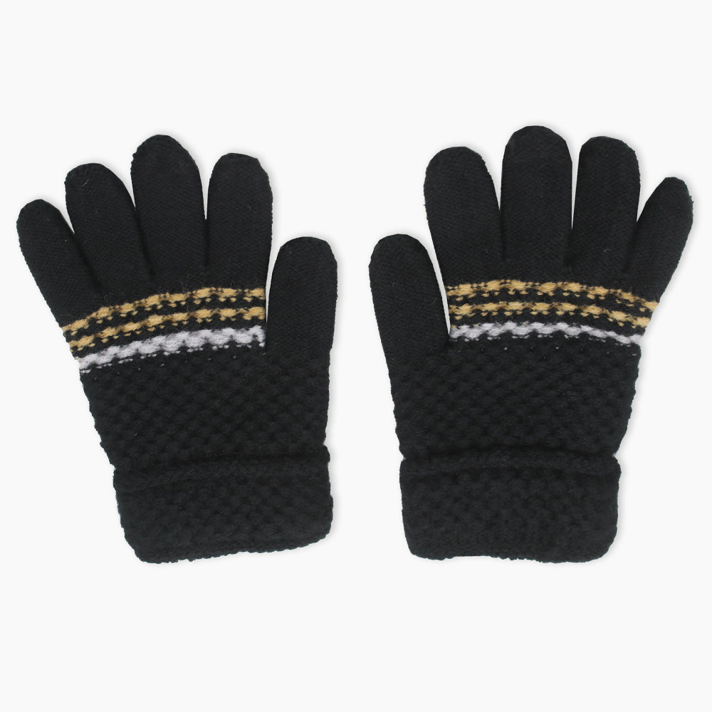 Boys woolen Gloves - Black – Chase Value