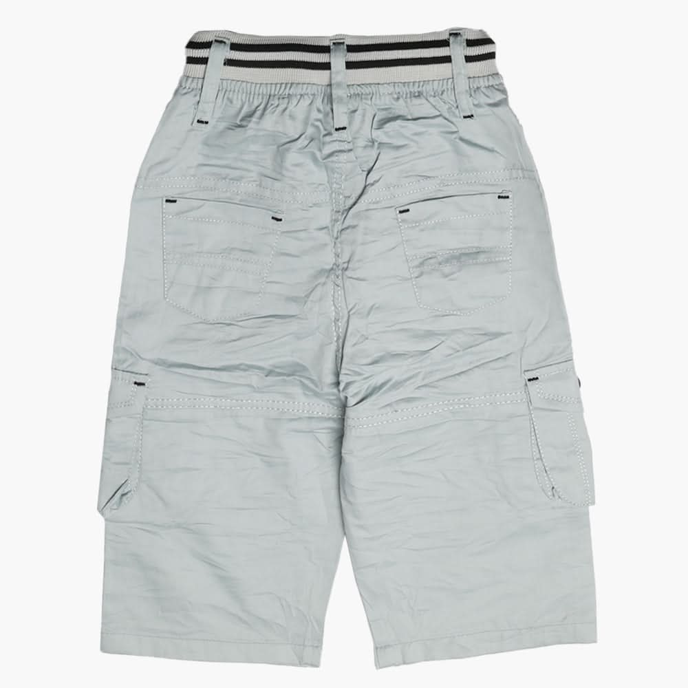 Boys Cotton Bermuda - Steel Blue, Boys Shorts, Chase Value, Chase Value