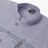 Boys Embroidered Shalwar Suit - Blue, Boys Shalwar Kameez, Chase Value, Chase Value