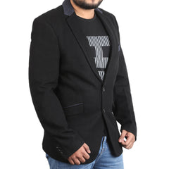 Men’s Casual Blazers - Black, Men's Blazzer & Coats, Chase Value, Chase Value