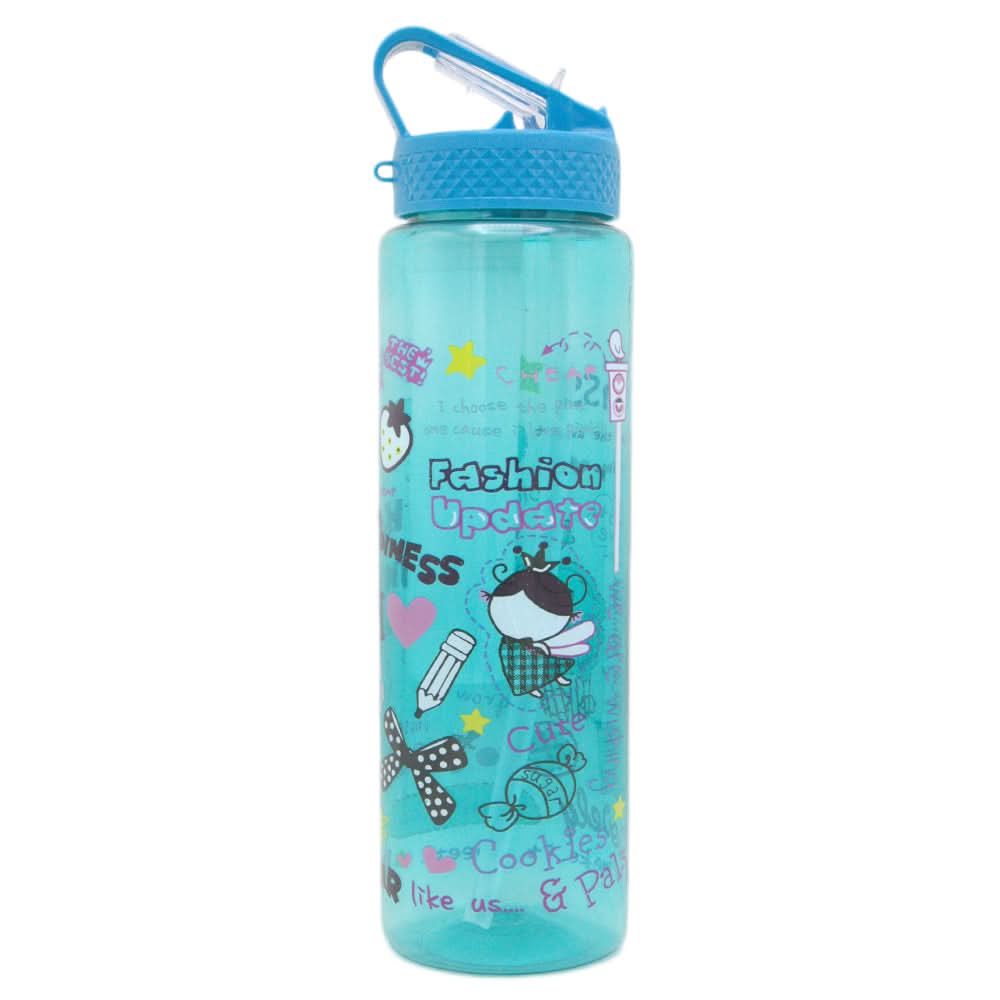 Travel Water Bottle 600ml - Cyan, Home & Lifestyle, Glassware & Drinkware, Chase Value, Chase Value