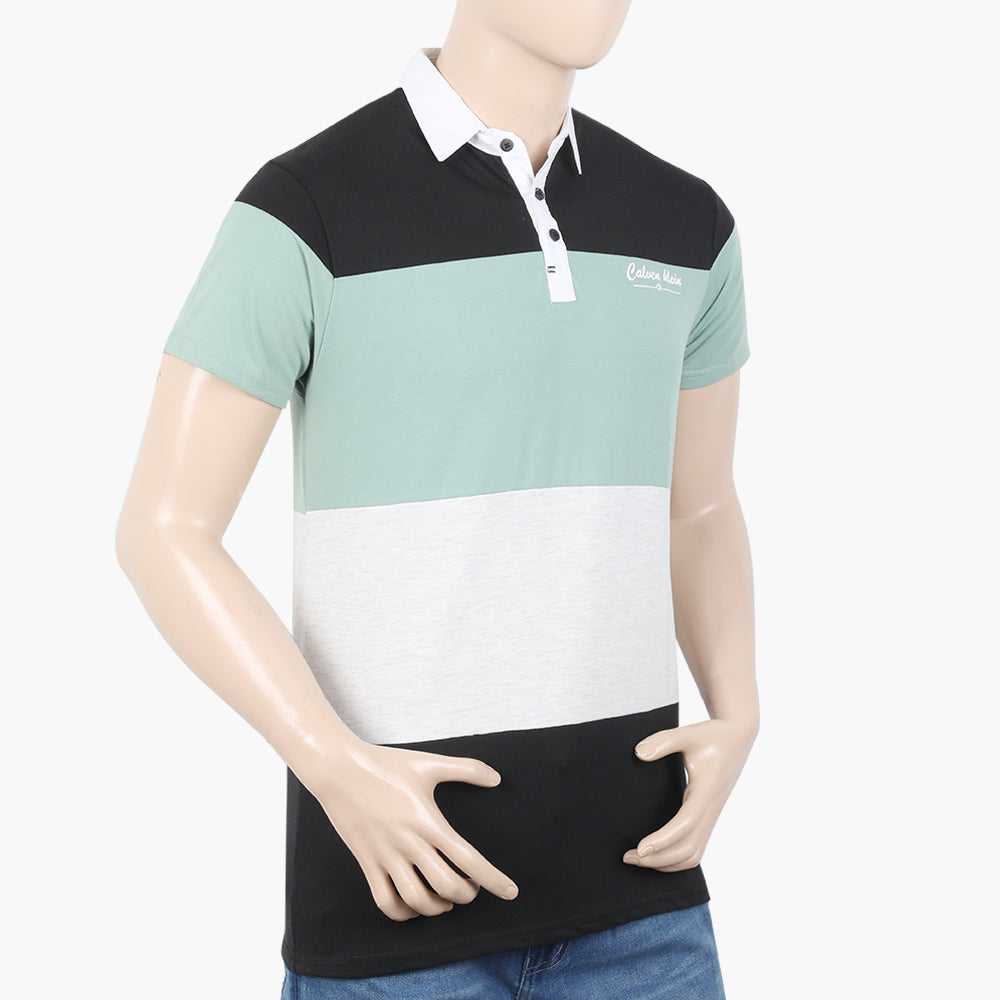 Men's Half Sleeves Polo T-Shirt - Light Green, Men's T-Shirts & Polos, Chase Value, Chase Value