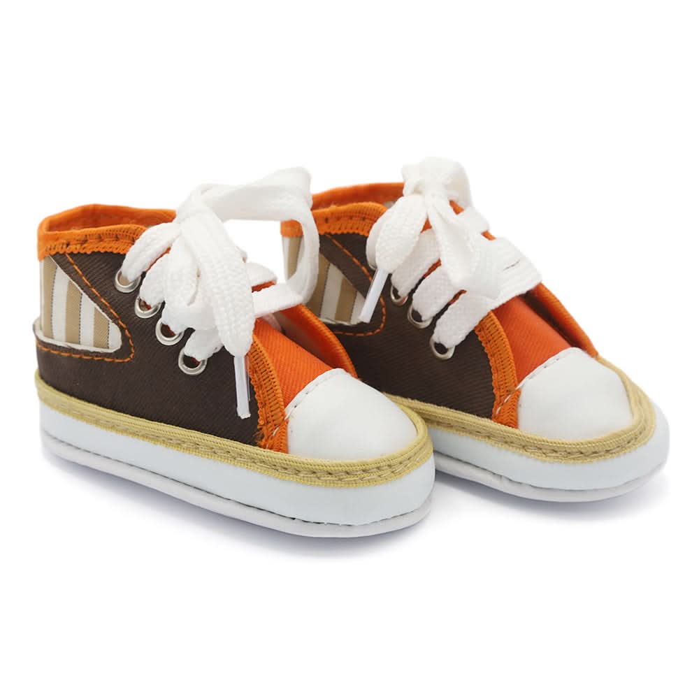 Newborn Boys Long  Shoes - Dark Brown, Newborn Caps, Shoes & Socks, Chase Value, Chase Value
