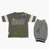 Boys Half Sleeves Suit - Green, Boys Sets & Suits, Chase Value, Chase Value