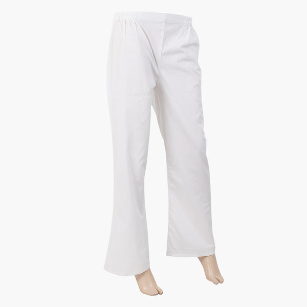 Women's Woven Trouser - White, Women Pants & Tights, Chase Value, Chase Value