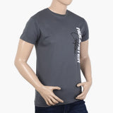 Men's Half Sleeves T-Shirt - Dark Grey, Men's T-Shirts & Polos, Chase Value, Chase Value