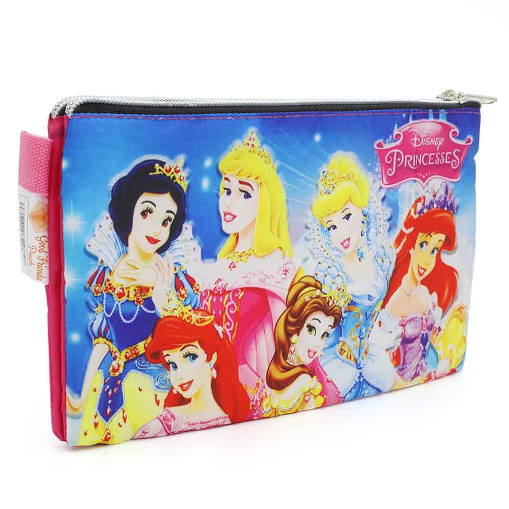 Pencil Pouch Two Zipper - Pink, Pencil Boxes & Stationery Sets, Chase Value, Chase Value