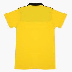 Boys Half Sleeves Polo T-Shirt - Yellow, Boys T-Shirts, Chase Value, Chase Value