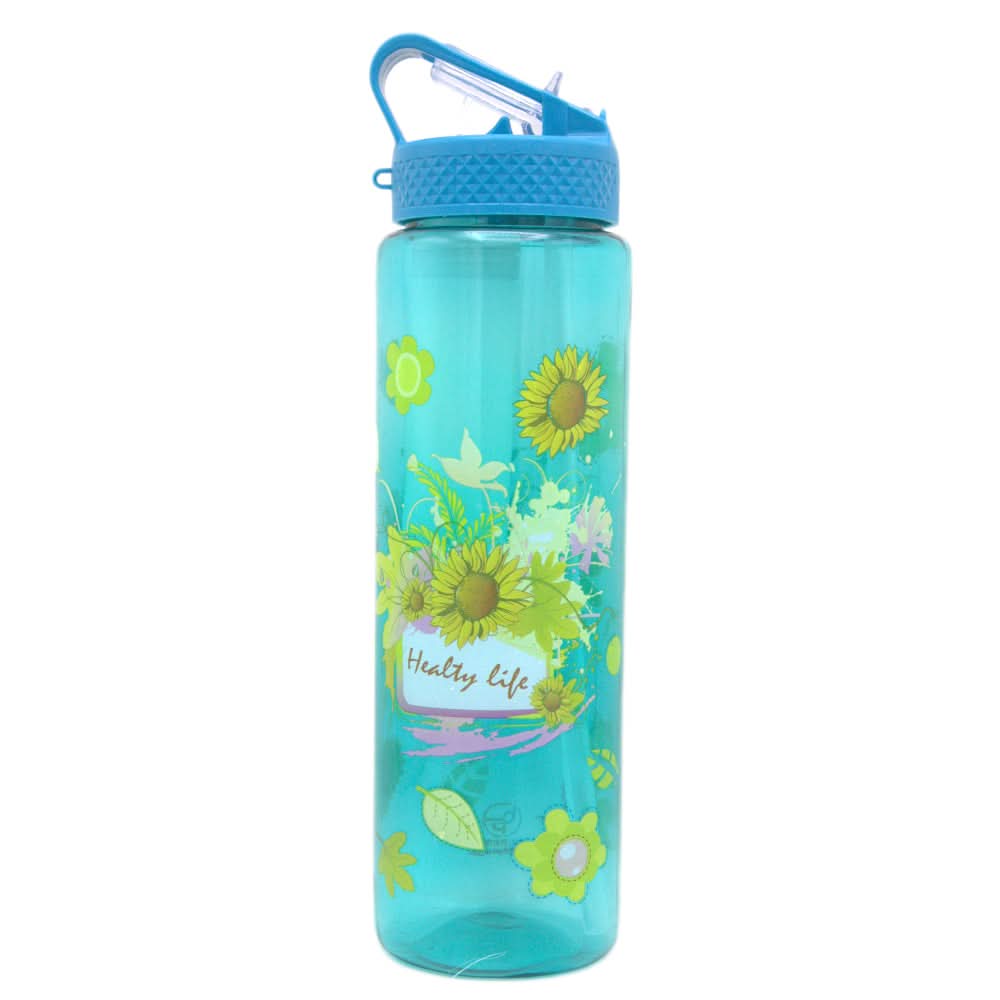 Travel Water Bottle 600ml - Cyan, Home & Lifestyle, Glassware & Drinkware, Chase Value, Chase Value