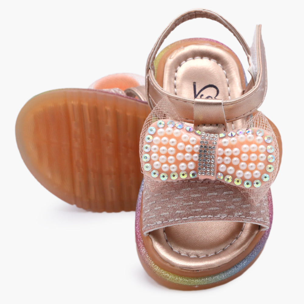 Girls Sandal - Peach, Girls Sandals, Chase Value, Chase Value
