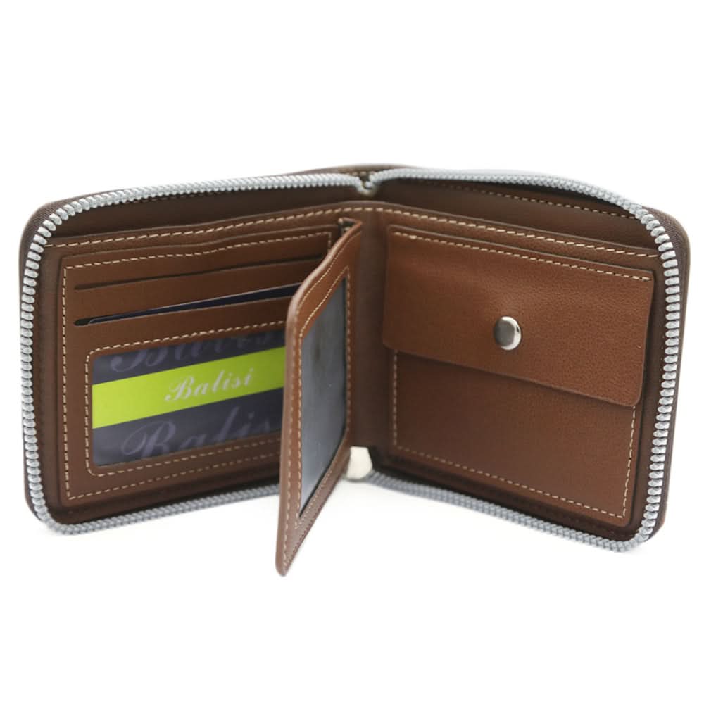Men's Wallet - Dark Brown, Men, Wallets, Chase Value, Chase Value