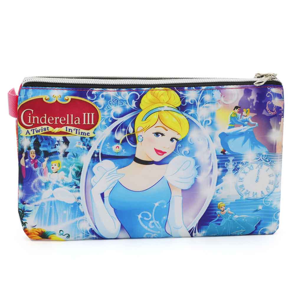 Pencil Pouch Two Zipper - Pink, Pencil Boxes & Stationery Sets, Chase Value, Chase Value