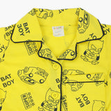 Newborn Boys Half Sleeves Suit - Yellow, Newborn Boys Sets & Suits, Chase Value, Chase Value