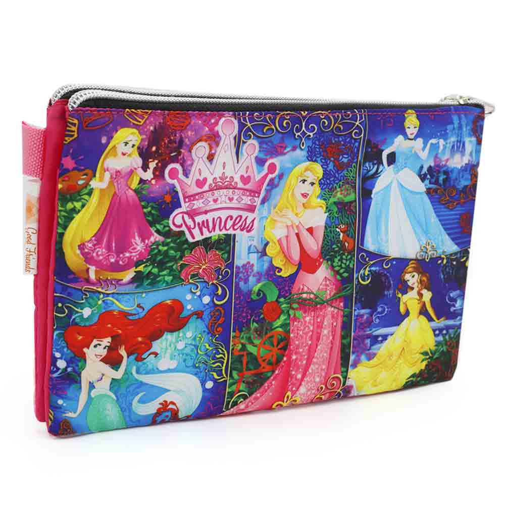 Pencil Pouch Two Zipper - Pink, Pencil Boxes & Stationery Sets, Chase Value, Chase Value