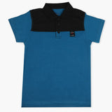 Boys Half Sleeves Polo T-Shirt - Blue, Boys T-Shirts, Chase Value, Chase Value