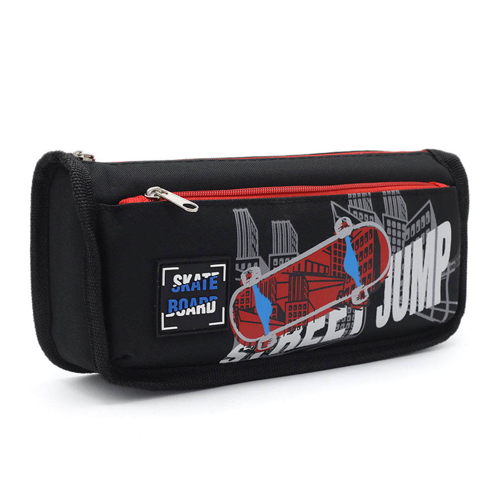 Pencil Pouch - Black, Pencil Boxes & Stationery Sets, Chase Value, Chase Value