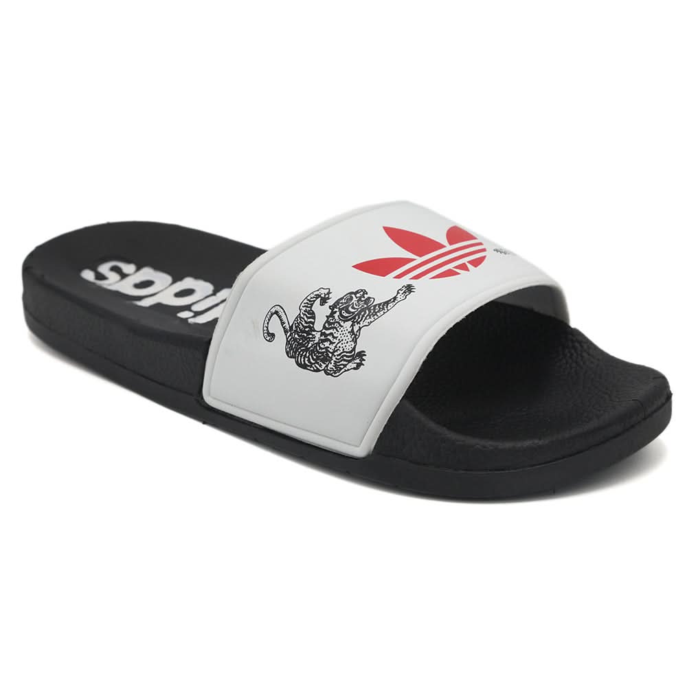 Men's Slider - White, Men's Slippers, Chase Value, Chase Value