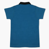 Boys Half Sleeves Polo T-Shirt - Blue, Boys T-Shirts, Chase Value, Chase Value